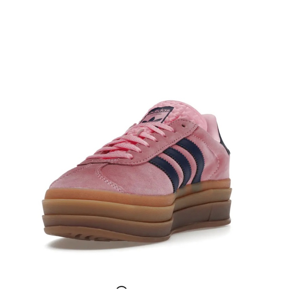 Adidas Pink Glow gazelle bold platform